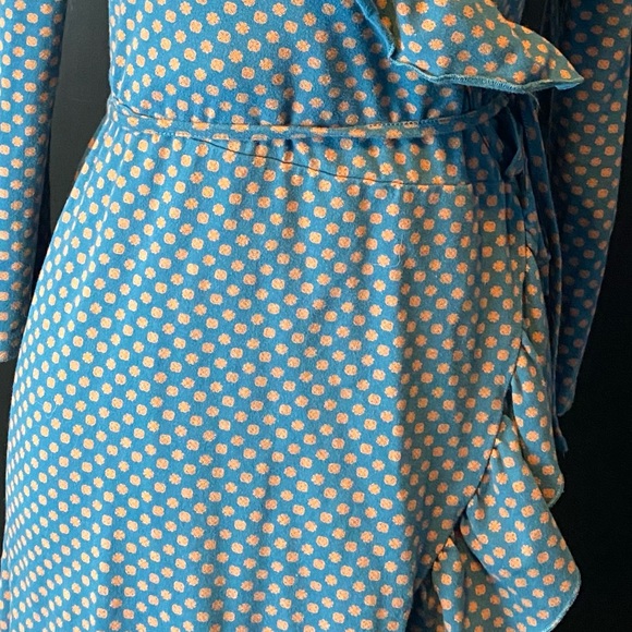 Matilda Jane Reunion Wrap Ruffle Dress Size Medium - Picture 6 of 8
